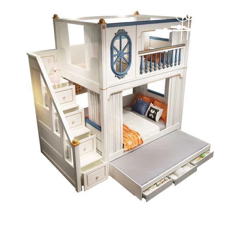 Bunk Bed With Stairs And Slide - -For Luxury Kids Bedroom Furniture Bunk