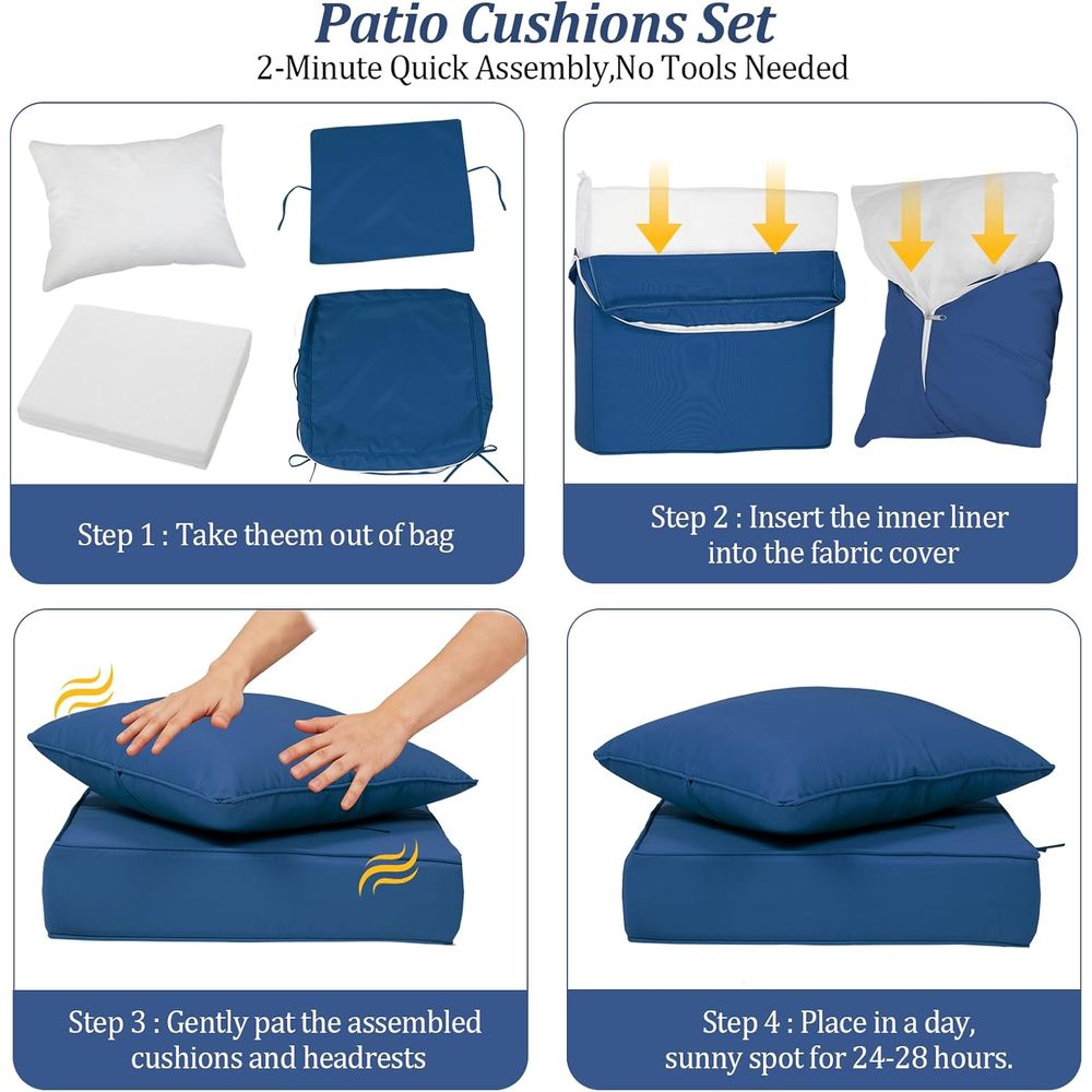 24x24 Outdoor Deep Seat Cushio - Outdoor Furniture review and price
