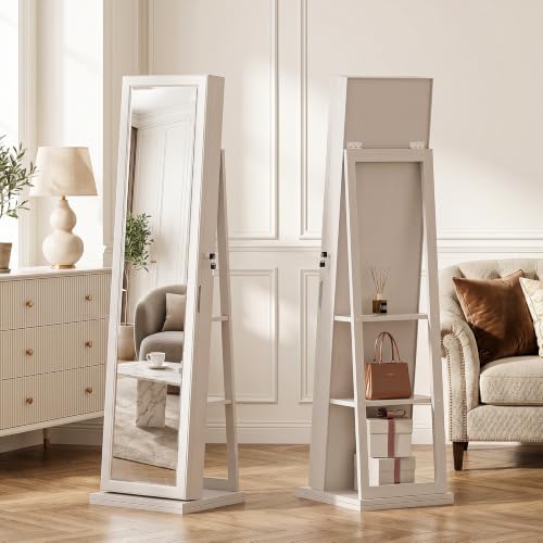 4-In-1 Jewelry Cabinet Jewelry - Full Length Mirror Jewelry Armoire review and price