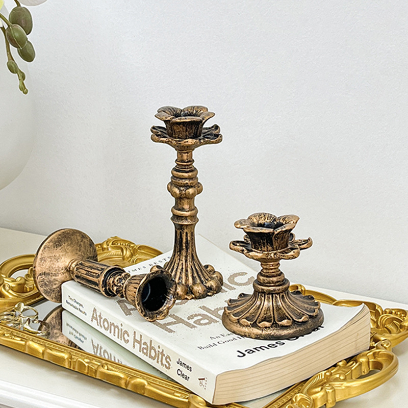 Vintage Bronze Candlestick Fig - Tables review and price