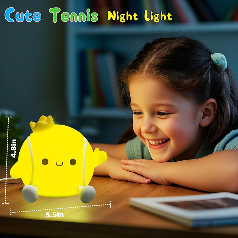 Cute Tennis Night Light Silico - Floating Nightstand With Led Light review and price