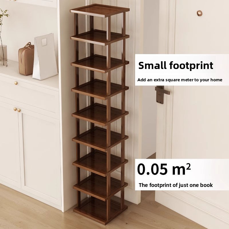 Tea Color Entryway Shoe Rack,  - Shoe Rack Cabinet Narrow Entryway review and price