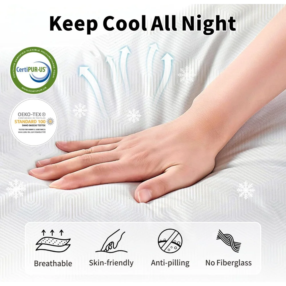 Hybrid Mattresses in a Box Coo - Memory Foam Mattress In A Box Queen review and price