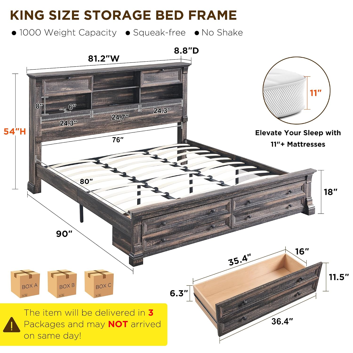King Size Bed Frame 54