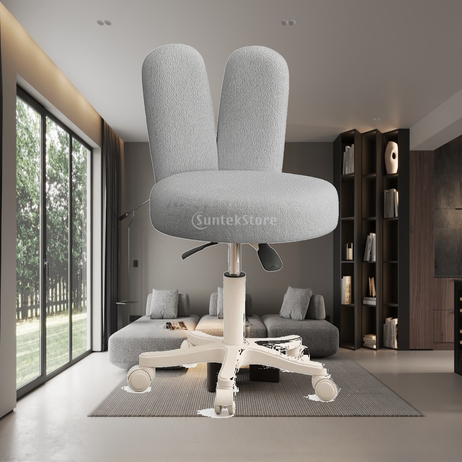 Rolling Stool with Backrest He - Chairs review and price