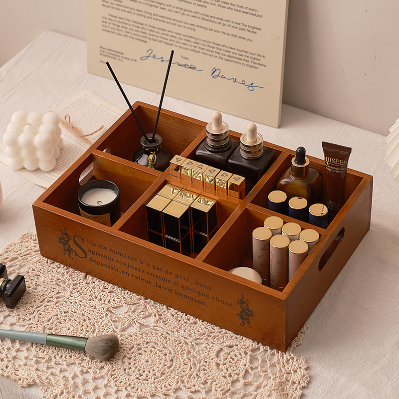 Zakka retro wooden portable si - Storage review and price