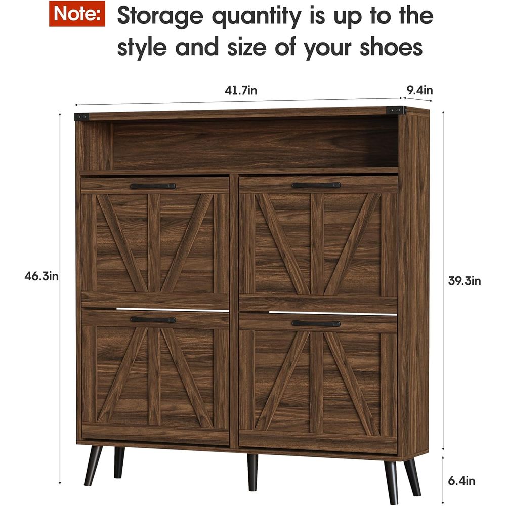 Shoe Cabinet with 4 lip Ders,a - Shoe Rack Cabinet Narrow Entryway review and price