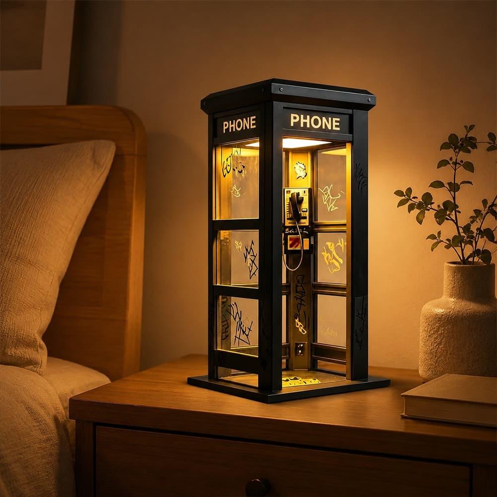Retro Graffiti Phone Booth Tab - Bedroom Furniture review and price