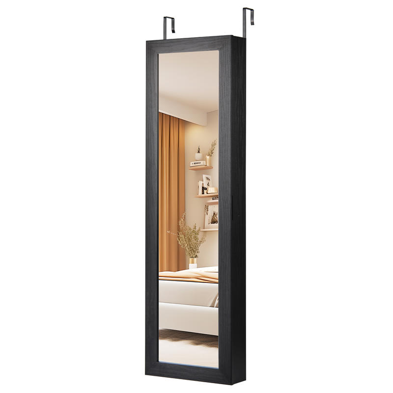 Locked Jewelry Armoire, Wall M - Full Length Mirror Jewelry Armoire review and price