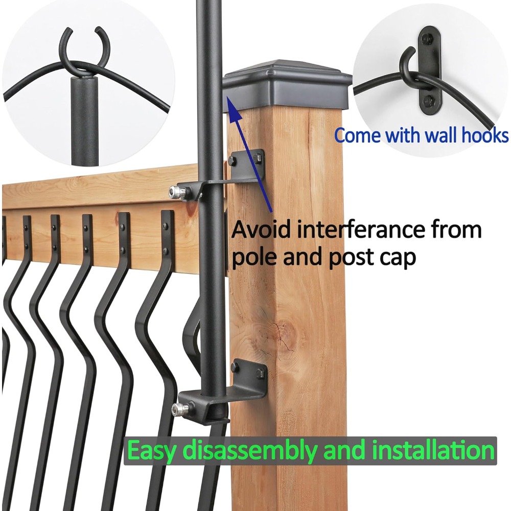 2 pack string light poles - st - Outdoor Furniture review and price