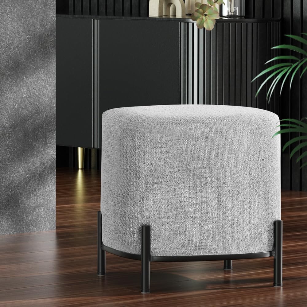 **/Ottoman, Round Footstool Lo - Bedroom Furniture review and price