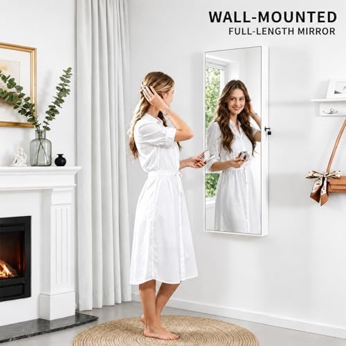 Lockable Jewelry Cabinet Organ - Full Length Mirror Jewelry Armoire review and price