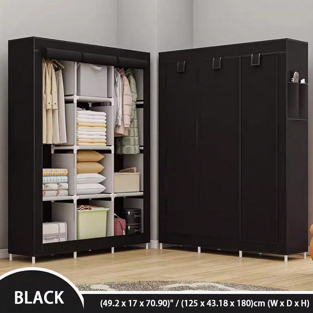 71 Inch Portable Closet Wardro - Wardrobe Closet Portable Fabric Cover review and price