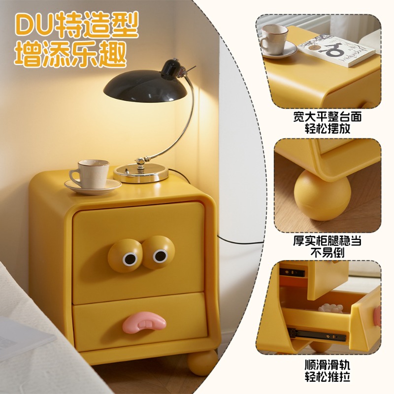 Bedside table creative cute ca - Tables review and price