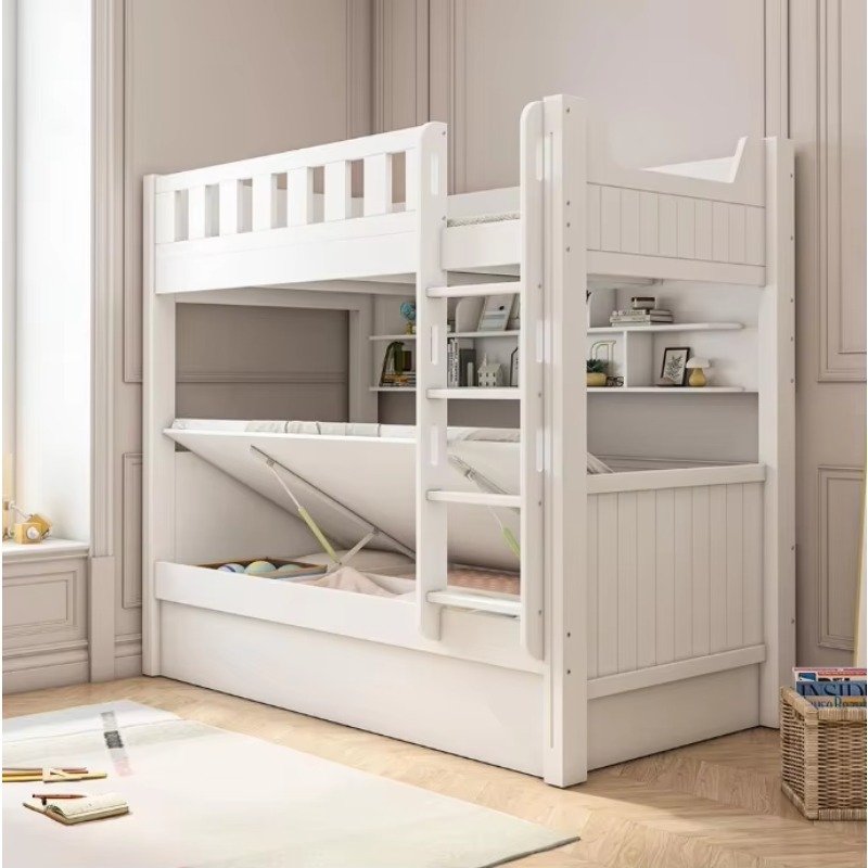 Bedroom Furniture Children Bed - Bunk Bed With Stairs And Slide review and price