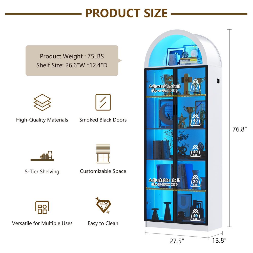 Display Cabinet with Doors and - Storage review and price