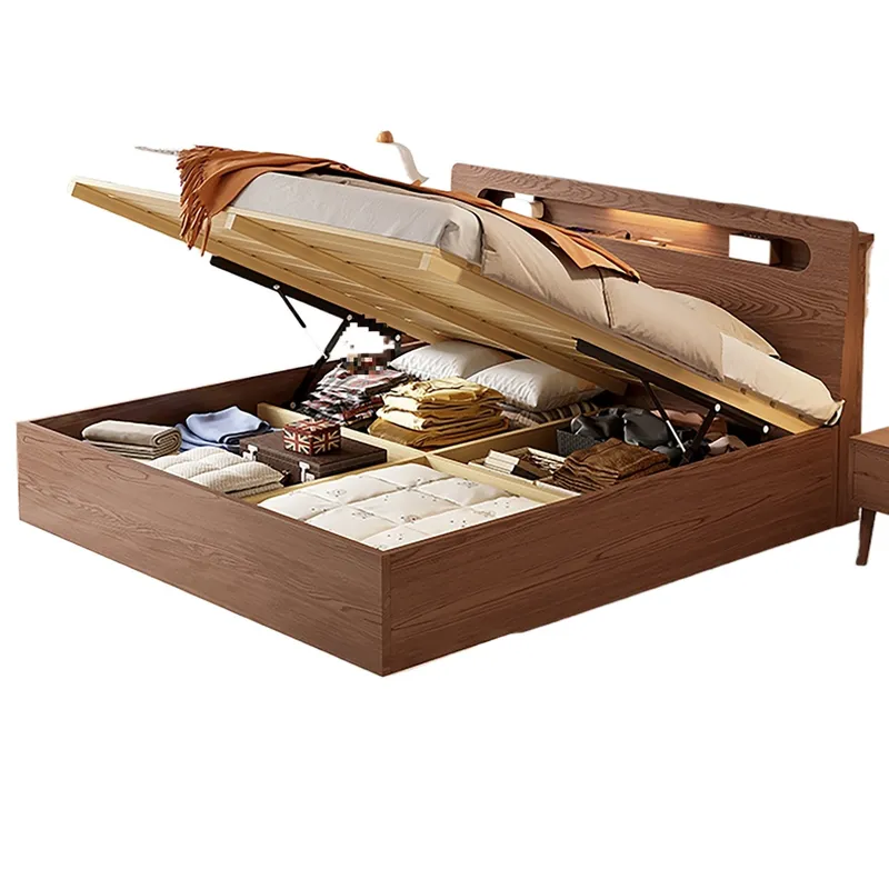 Modern Solid Wood Hydraulic St - Gas Lift Storage Bed Hydraulic review and price