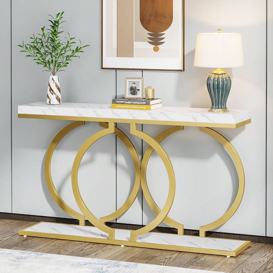 Inch Modern Gold Console Table - Sofas review and price