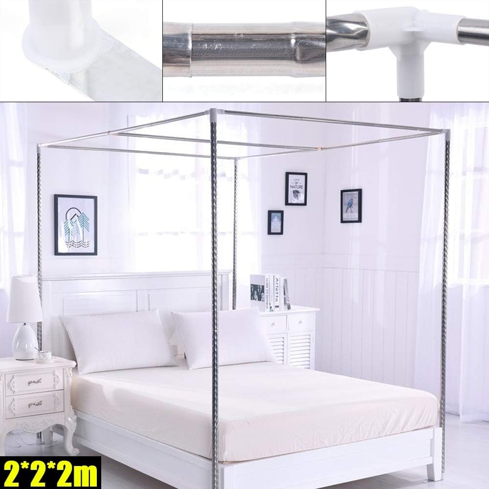 Stainless Steel Canopy Bed Fra - Canopy Bed Frame Metal Queen review and price