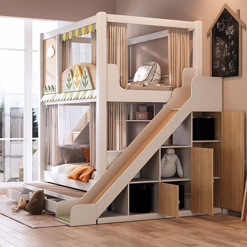 *Modern Nature Theme Kids Bunk - Bunk Bed With Stairs And Slide review and price