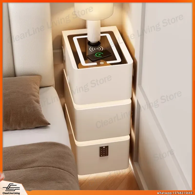 Ultra Narrow Floating Nightsta - Floating Nightstand With Led Light review and price