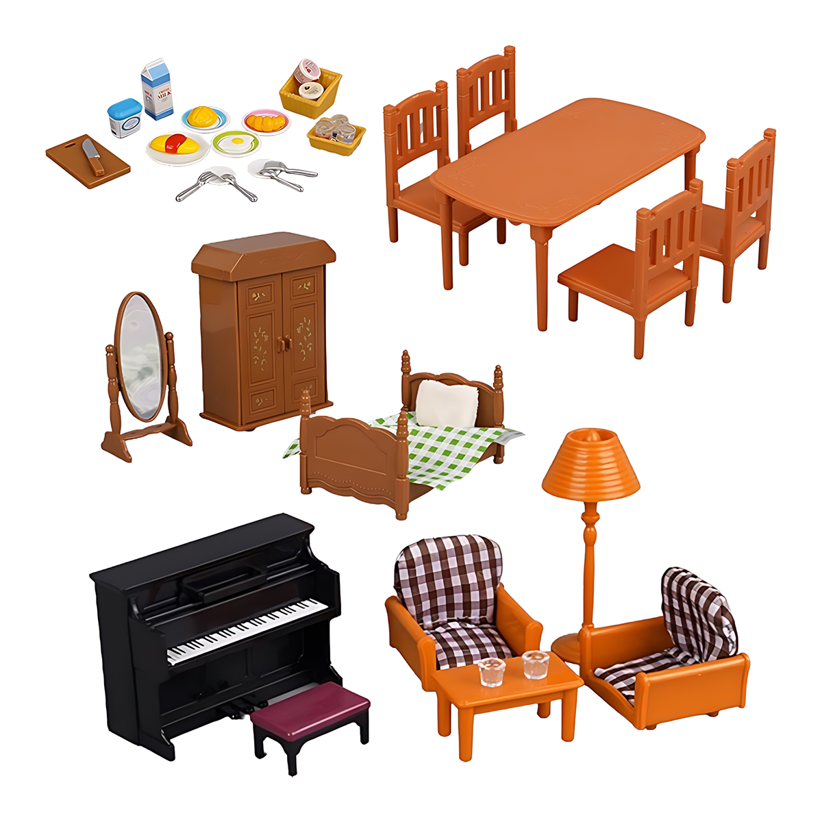 Miniature Furniture 1:12 Dollh - Bedroom Furniture review and price